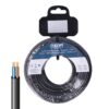 Carrete manguera plana 2 x 1,50 mm² negra, 5 m