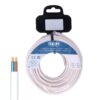 Carrete manguera plana 2 x 1,50 mm² blanca, 10 m