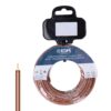 Carrete cablecillo h07z1-k 1,50 mm² marrón, 10 m