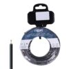 Carrete cablecillo h07z1-k 4,00 mm² negro, 5 m