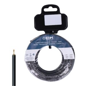 Carrete cablecillo h07z1-k 6,00 mm² negro, 10 m
