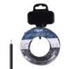 Carrete cablecillo h07z1-k 6,00 mm² negro, 15 m