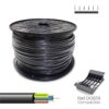 Manguera tubular vv-k06/1kv 3 g 2,50 mm² negra, 150 m. (bobina grande)
