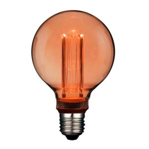 Bombilla led g95 decorativa globo e27 4 w 200 lm 1800 k luz cálida ø95 x 145 mm