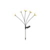 Estaca solar ramo de margaritas flexible, 55 cm