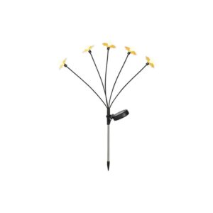 Estaca solar ramo de margaritas flexible, 55 cm