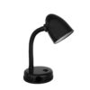 Flexo de sobremesa modelo amsterdam e27 60w color negro edm