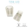 Empalme recto para dos tiras de led