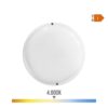 Aplique led redondo 18 w 1820 lm 4000 k luz día ø20,8 x 4,8 cm