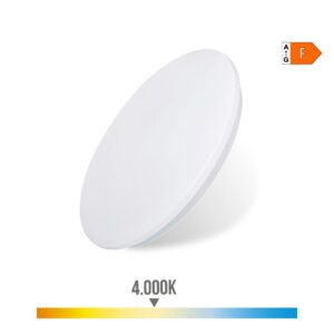 Aplique led circular de superficie 18w 4000 k 1820 lm ø32,5 x 6,2 cm