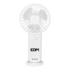 Ventilador de mano con base extraible y soporte para smartphone