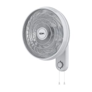 Ventilador pared blanco, potencia 55 w - 57,24 db - aspas ø40 cm