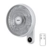 Ventilador pared mando a distancia, blanco, potencia 55 w - 57,24 db - aspas ø40 cm