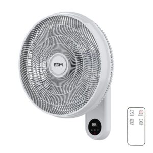 Ventilador pared mando a distancia, blanco, potencia 55 w - 57,24 db - aspas ø40 cm