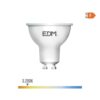 Bombilla dicroica led gu10 8 w 710 lm 3200 k luz cálida 120° ø5 x 5,5 cm