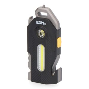 Linterna de seguridad 6 en 1 titan survival, 2 leds, 400 lm, 7+2,5 w - 39 x 21 x 92 mm