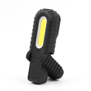 Linterna de trabajo led recargable con usb - con gancho, clip, imán y soporte. cob 5 w 300 lm / 3 w 90 lm