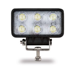 Faro de trabajo rectangular 6 led - 1200 lm - 18w - 10 - 30v