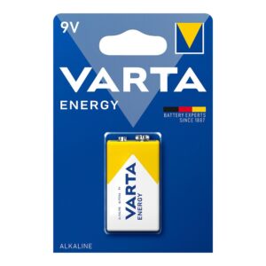 Pila alkalina energy 6lr61- 9 v (blister 1 unid.) 26,5 x 17,5 x 48,5 mm