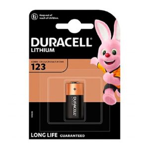Pila litio cr123 3 v ø17 x 34,5 mm blister