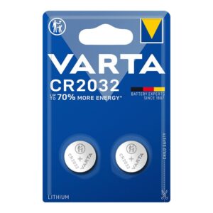 Micro pila de botón litio cr2032 3 v ø20,0 x 3,2 mm blister 2 uds