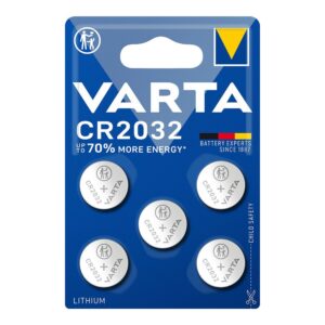 Micro pila de botón litio cr2032 3 v ø20,0 x 3,2 mm blister 5 uds