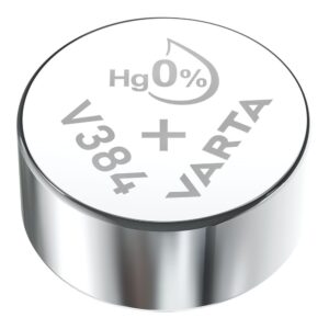 Micro pila de botón silver sr41 - v384 1,55 v ø7,9 x 3,6 mm watch blister
