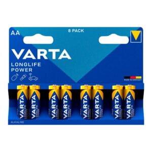 Pila alkalina longlife power aa - lr06 (blister 8 uds) ø14,5 x 50,5mm