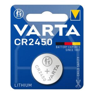 Micro pila de botón litio cr2450 3 v ø24,5 x 5,0 mm blister