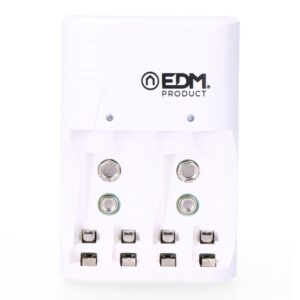 Cargador de pilas para: 4 pilas aa - aaa - 9v 220-240v 50hz (sin pilas)