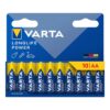Pila alkalina longlife power aa - lr06 (blister cartón 10 uds) ø14,5 x 50,5 mm