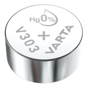 Micro pila de botón silver sr44 - v303 1,55 v ø11,6 x 5,4 mm watch blister