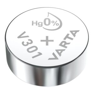 Micro pila de botón silver sr43 - v301 1,55 v ø11,6 x 4,2 mm watch blister