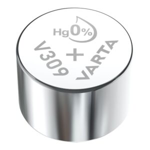 Micro pila de botón silver sr48 - v309 1,55 v ø7,9 x 5,4 mm watch blister