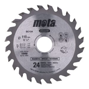 Sierra circular widia ø115 mm 24 dientes