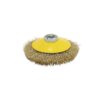 Cepillo conico de alambre ondulado ø100 mm