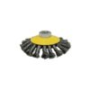 Cepillo conico de alambre trenzado ø100 mm