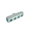 Multiconector 4 tomas 2p + t 16 a 250 v blanco (retractilado)