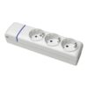 Base múltiple de 3 tomas 2p+t, 16 a 250 v