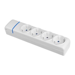 Base múltiple de 4 tomas 2p+t, 16 a 250 v