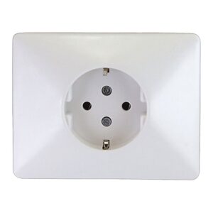 Base enchufe 2p+tt schuko 25a 380 v~ blanco
