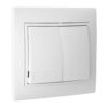 Doble conmutador/interruptor 10ax 250v serie europa solera erp12u