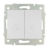Pulsador de persiana 10ax 250v serie europa solera erp20qc