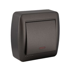 Conmutador / interruptor luminoso de superficie 10 ax 250 v~. serie mural
