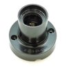 Portalámparas superficie e27 4 a 250 v~ negro ø67 x 57 mm