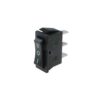 Interruptor on-off-on estrecho 15a 250v negro