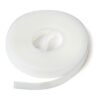 Cinta adhesiva para mosquitera de poliéster, blanca, 650 cm