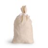 Saco de algodón beige 40 x 60 cm, pack 2 uds