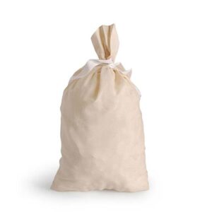 Saco de algodón beige 40 x 60 cm, pack 2 uds