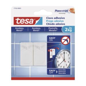 Clavo adhesivo para azulejos hasta 2kg tesa